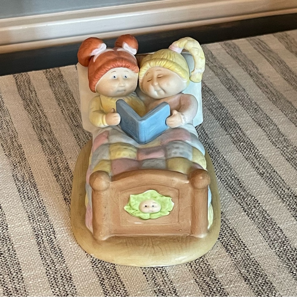 Vintage 1984 Cabbage Patch Porcelain Figurine - Xavier Roberts